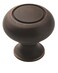 Amerock Cabinet Knob Oil Rubbed Bronze 114 inch 32 mm Diameter Everyday Heritage 10 Pack Drawer Knob Cabinet Hardware