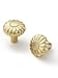 JIASENBAO Brushed Gold Cabinet Knobs 10 Pack Brass Drawer Pulls Kitchen Cupboard Bathroom Dresser Cabinet Hardware Handles Zinc Alloy