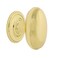 Nostalgic Warehouse Homestead Brass 1 34 Cabinet Knob with Classic Rose in Unlacquered Brass