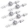Sumnacon Drawer Dresser Knobs Pull Handles Crystal Glass Diamond Decorative Knobs with Plate Cabinet Cupboard Door Knobs with Screws for Kitchen Bathroom Office Decoration Pack of 5