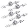 Sumnacon Drawer Dresser Knobs Pull Handles Crystal Glass Diamond Decorative Knobs with Plate Cabinet Cupboard Door Knobs with Screws for Kitchen Bathroom Office Decoration Pack of 5