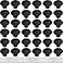 Ripeng 36 Pcs Round Cabinet Knobs Kitchen Drawer Knobs for Hardware Drawer Handles with Screws for Bedroom Furniture 106 Inch