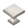 Home Expert 15 Pack Silver Knobs for Dresser Drawers and Cabinets Brushed Square Drawer Pulls