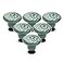 Seimneire 12pcs Green Cabinet Knobs Retro Ceramic Dresser Knobs 34mm 13 Drawer Knobs Door Knobs Drawer Pulls Dresser Handles with Mounting Screws