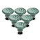 Seimneire 12pcs Green Cabinet Knobs Retro Ceramic Dresser Knobs 34mm 13 Drawer Knobs Door Knobs Drawer Pulls Dresser Handles with Mounting Screws