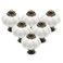 Seimneire 12pcs White Vintage Ceramic Cabinet Knobs Dresser Drawer Door Pulls with Mounting Screws