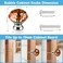 ANJUU 10 Pcs 30mm Silver Plated Base Diamond Shape Crystal Glass Cabinet Knob Drawer Knob Pull Handle Used for Kitchen Dresser Door Cupboard Amber