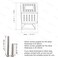 LANC Crystal Cabinet Knobs and Pulls DrawerFurniture Handles Included Screws All Metal Stylish Shiny Kitchen Hardware 10 Pack Gold B1002GP10