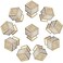LANC Crystal Cabinet Knobs and Pulls DrawerFurniture Handles Included Screws All Metal Stylish Shiny Kitchen Hardware 10 Pack Gold B1002GP10