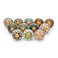 Craft Trade Ceramic Cabinet Knobs for Drawer Kitchen Cabinets Cupboard Decorative Furniture Knobs Pull Handles for Dresser Wardrobe Multi Set of 12