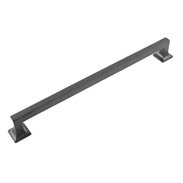 Hickory Hardware Studio Collection Pull 12 Inch Center to Center Matte Black Finish