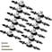 ESreake 12 Pack Black Diamond Clear Crystal Glass Decorative Knobs with PlateDrawer Dresser Knobs Pulls Handles with 3 Kinds of Screws for Kitchen Bathroom Office 12 Pack Small Black