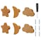 ED-Lumos EDLumos 6 Pieces Cabinet Knobs Moon Star Cloud Wood Design Drawer Handles for Home Kitchen Bedroom Wardrobe