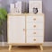 ED-Lumos EDLumos 6 Pieces Cabinet Knobs Moon Star Cloud Wood Design Drawer Handles for Home Kitchen Bedroom Wardrobe