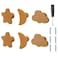 ED-Lumos EDLumos 6 Pieces Cabinet Knobs Moon Star Cloud Wood Design Drawer Handles for Home Kitchen Bedroom Wardrobe