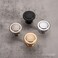 Alzassbg 25 Pack Brushed Brass Cabinet Knobs 114 Inch Diameter Round Kitchen Knobs for Cabinets and Drawers AL6012BB