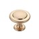 Alzassbg 25 Pack Brushed Brass Cabinet Knobs 114 Inch Diameter Round Kitchen Knobs for Cabinets and Drawers AL6012BB