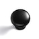 Goo-Ki GooKi Elegant Black Zinc Alloy Cabinet Handles Single Hole Center Affordable Luxury Cabinet Pull Hardware for Bedroom Kitchen 6 Pack