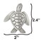 Costello Coastal Knobs Turtle Cabinet Knob Medium Artist Pewter Hardware Collection Kitchen Bedroom Living Room Bathroom Cabinets and Drawers Hardware