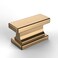 Asidrama 20 Pack Champagne Bronze Kitchen Cabinet Knobs Brushed Brass Dresser Knobs Drawer Knobs Gold Cabinet Hardware Zinc Knobs for Dresser Drawers