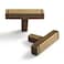 Goo-Ki GooKi Kitchen Cabinet Knobs Vintage Brass12Pack Zinc Alloy Drawer Knobs Dresser Pulls Single HoleAntique Brass Drawer Furniture Knobs for Dresser Drawers 1814GTDAN