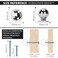 Riverockod 10 Pack Polished Chrome Cabinet knobs1 Inch 25mm Ball Furniture knobsRound Solid Cabinet Hardware Pulls for Dresser Drawers PC