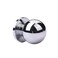 Riverockod 10 Pack Polished Chrome Cabinet knobs1 Inch 25mm Ball Furniture knobsRound Solid Cabinet Hardware Pulls for Dresser Drawers PC