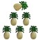 LB-LAIBA LBLAIBA 6Pcs Pineapple Cabinet Knobs Single Hole Handles Decorative Fruit Dresser Knobs for Cabinet Cupboard Door Knobs Dresser Wardrobe Drawer Pulls