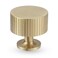 RZDEAL 2pcs Solid Brass Cabinet Knobs Pulls Cabinet Drawer Dresser Gold Knobs Modern Handles 118x11828mmx28mmBrushed Brass Finish
