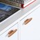 Goo-Ki GooKi 12 Pack Antique Copper Oval Cabinet Knobs Zinc Alloy Drawer Knobs 3 Full Length Vintage Copper Single HoleScrew Cabinet Pulls Dresser Handles Solid Kitchen Hardware