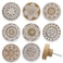 Lasyman 8Pack 18 Wooden Boho Nursery Kids Dresser Drawer Pulls Cute Cabinet Furniture Decorative Knobs