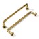 khtumeware 10 Pack Burnished Antique Brass Cabinet Pulls 5 Hole Center Classic Vintage Drawer Handles Kitchen Cupboard Bathroom Dresser Cabinet Hardware