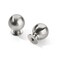 CABDM 10 Pack 1 Inch Vintage Ball Brushed Nickel Cabinet Knobs Kitchen Cabinet Hardware Satin Nickel Drawer Knobs Pulls for Drawers