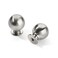 CABDM 10 Pack 1 Inch Vintage Ball Brushed Nickel Cabinet Knobs Kitchen Cabinet Hardware Satin Nickel Drawer Knobs Pulls for Drawers