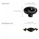 Kelier Antique Cabinet Knobs Vintage Retro Mushroom Drawer Knobs with Backplate Dresser Pull Handles for KitchenCupboardWardrobeCabinet BlackBackplate 8 Pieces
