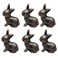 collectiblesBuy Antique Bunny Rabbit Look Cabinet Knobs Pulls for Kitchen Metal Drawer Knobs Cupboard Closet Wardrobe Handle Cupboard Dressing Table Door Decor 1 inches 6 Piece