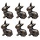collectiblesBuy Antique Bunny Rabbit Look Cabinet Knobs Pulls for Kitchen Metal Drawer Knobs Cupboard Closet Wardrobe Handle Cupboard Dressing Table Door Decor 1 inches 6 Piece