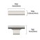 Asidrama 20 Pack Brushed Satin Nickel Kitchen Cabinet Knobs Dresser Knobs Drawer Knobs Single Hole Cabinet T Bar Pull Handles for Kitchen Wardrobe Cupboard