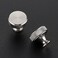 JOY DECOR 30 Pack Stainless Steel Kitchen Cabinet Hardware Knobs Round Solid Knurled Handles Single Hole Drawer Knobs for Cabinet Furniture Brushed Nickel Dresser Pulls