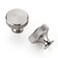 JOY DECOR 30 Pack Stainless Steel Kitchen Cabinet Hardware Knobs Round Solid Knurled Handles Single Hole Drawer Knobs for Cabinet Furniture Brushed Nickel Dresser Pulls