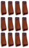 Brute Strength Leather Drawer Pulls Cognac 24 pcs 612 x 1 Leather Handle Dresser Pulls Cabinet Knobs