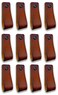 Brute Strength Leather Drawer Pulls Cognac 24 pcs 612 x 1 Leather Handle Dresser Pulls Cabinet Knobs