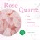mookaitedecor Brushed Stainless Steel with Rose Quartz Double Crystal Points Drawer Pulls Cabinets Handles Door Knobs for Dresser Cupboard Kitchen Decor