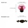 Kelier Crystal Glass Cabinet Knobs 8 Pack Elegant Diamond Drawer Knobs with Plate Dresser Pull Handles for KitchenCupboardWardrobeCabinet Crystal Pink 8 Pieces