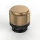 Asidrama 20 Pack Matte Black and Champagne Bronze Kitchen Knurled Cabinet Knobs Dresser Knob Drawer Knobs Cabinet Hardware Zinc Knob for Dresser Drawers