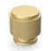 Asidrama 10 Pack Brushed Gold Zinc Alloy Knurled Dresser Knobs Cabinet Hardware for Dresser Drawers