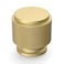 Asidrama 10 Pack Brushed Gold Zinc Alloy Knurled Dresser Knobs Cabinet Hardware for Dresser Drawers
