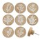 Lasyman 8Pack 18 Wood Dresser Boho Kitchen Furniture Drawer Cabinet Decorative Knobs and Pulls