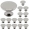 SWZHAI 16 Pcs Brushed Nickel Cabinet Knobs Silver Dresser Knob Kitchen Drawer Knobs Single Hole Cupboard Door Knob Dresser Drawer Pulls Handles