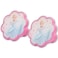 Open Road Brands Disney Cinderella Acrylic Knobs Beautiful Scalloped Princess Knobs for Dresser or Cabinet Pack of 2